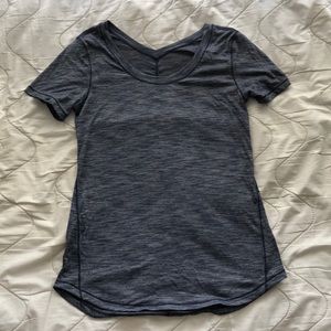 Navy blue lululemon shirt